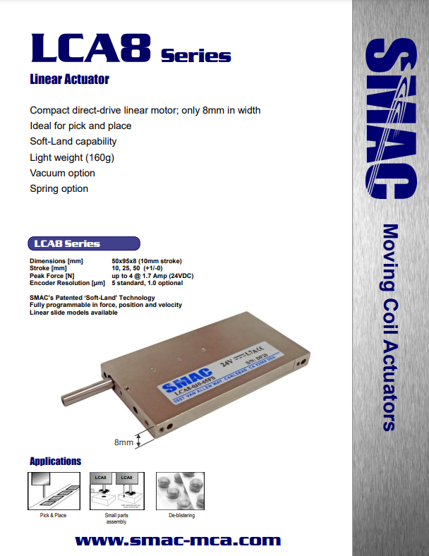 LCA8 Series Linear Actuator