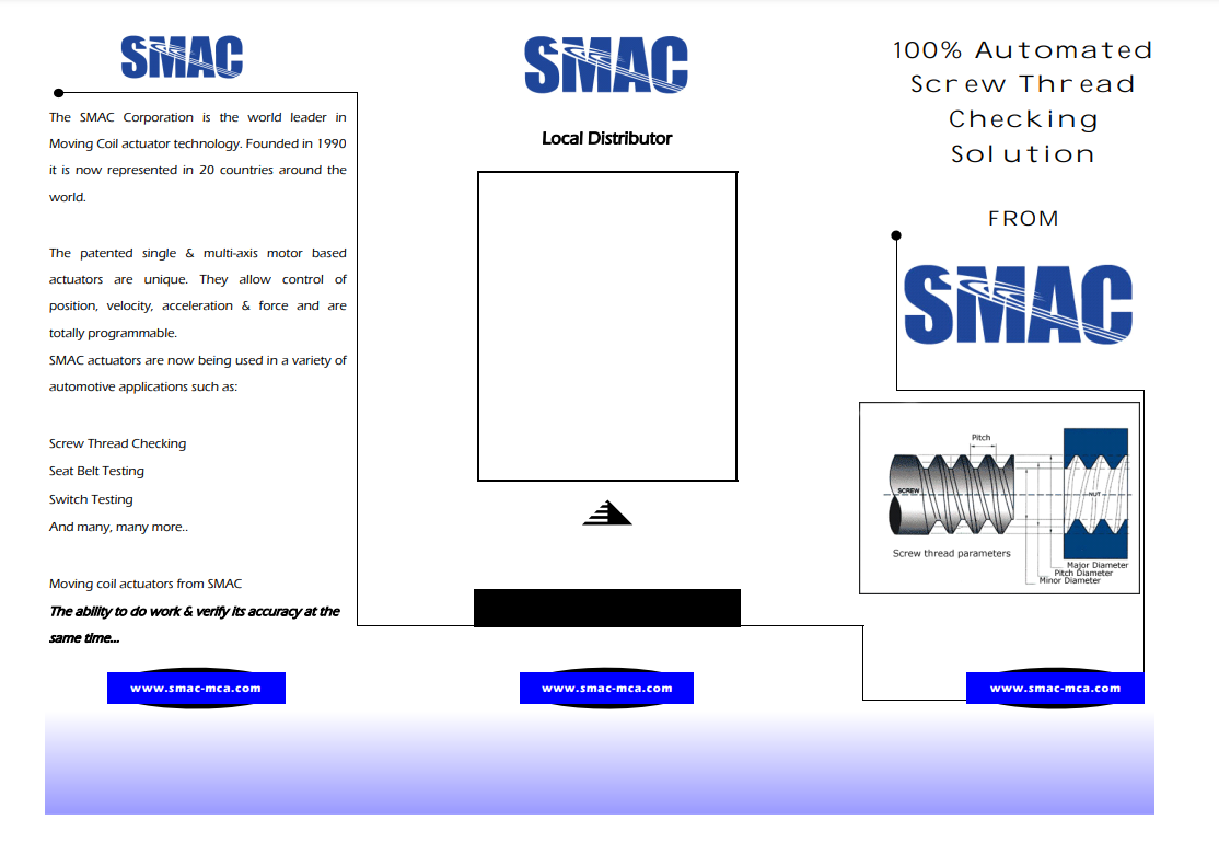 Screw Thread Checking Flyer